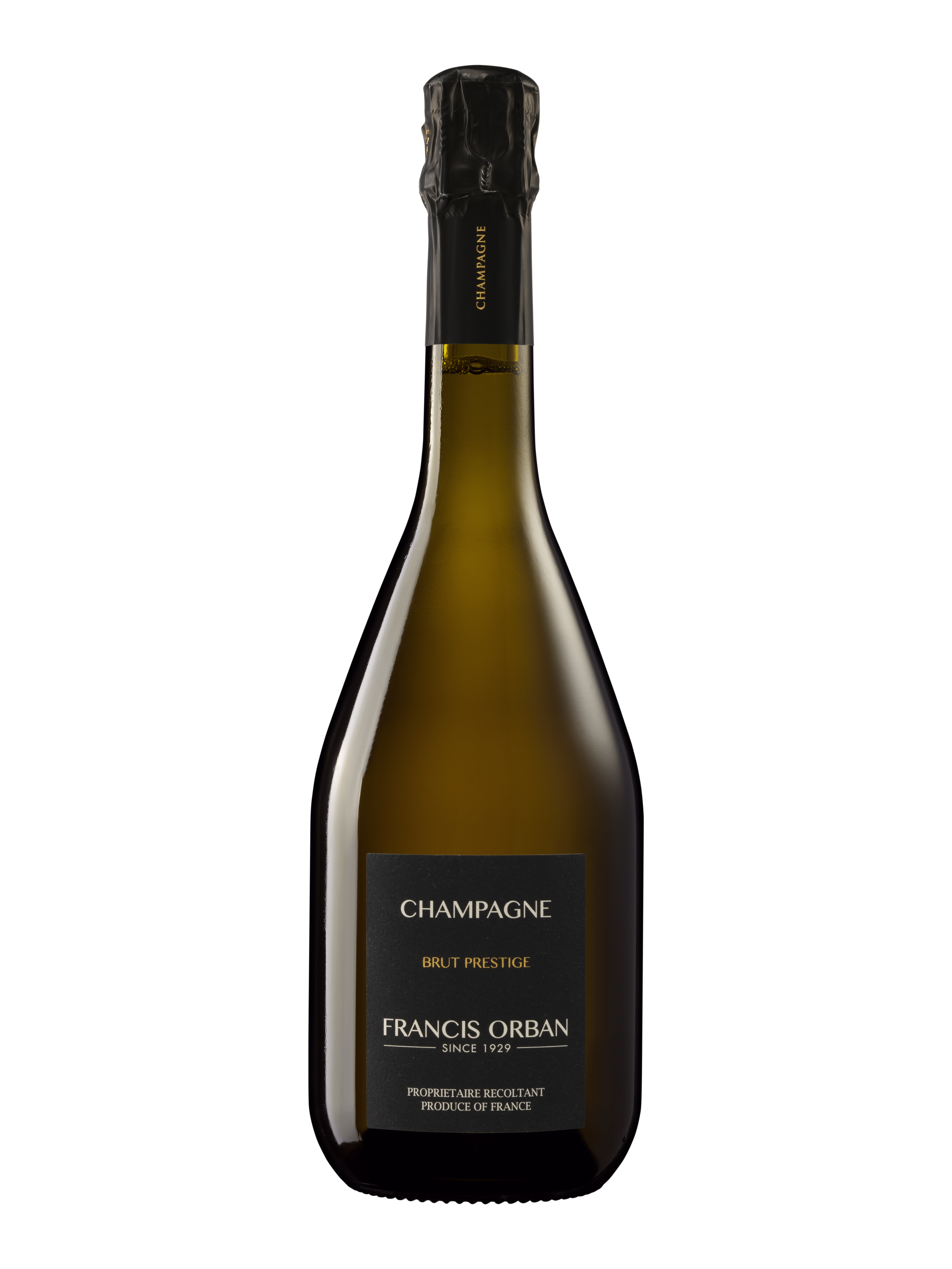 Francis Orban prekės ženklas champagne šampanas putojantis pinot noir chardonay 